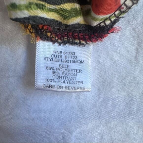 Maurices Red and Yellow Sleeveless Tank Top with Graphic Design - Picture 6 of 6